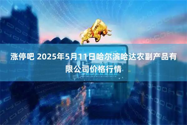 涨停吧 2025年5月11日哈尔滨哈达农副产品有限公司价格行情